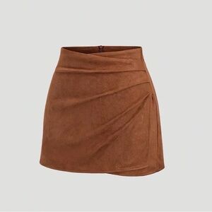 Chic Tan Mini Skirt for Women